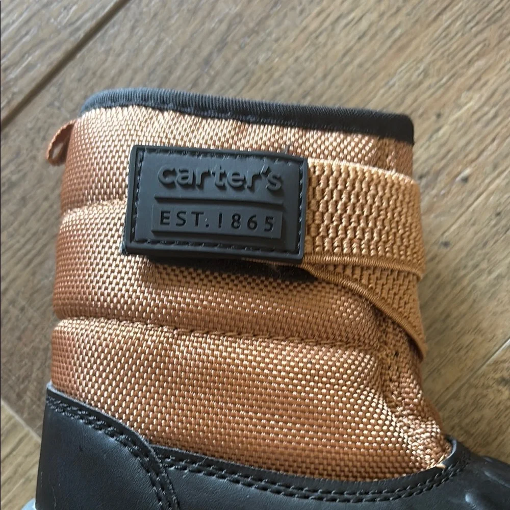 Light up Black and Brown Winter Boots